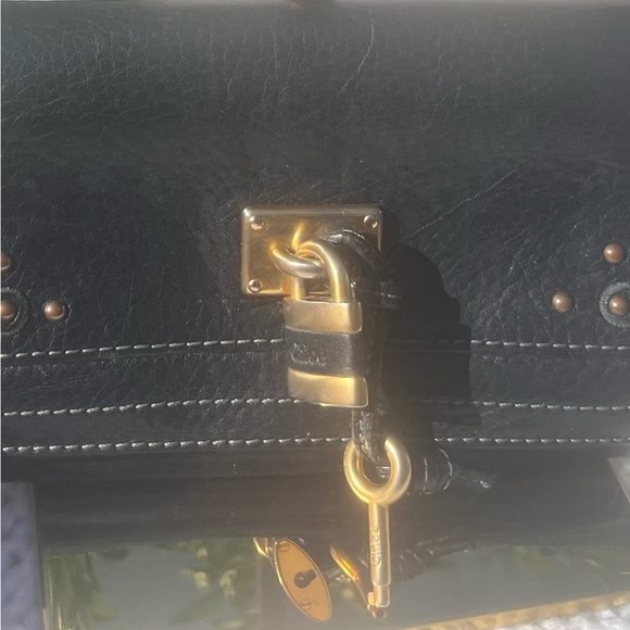 Chloe Paddington Black Leather Wallet with Lock & Key - Picture 4 of 14